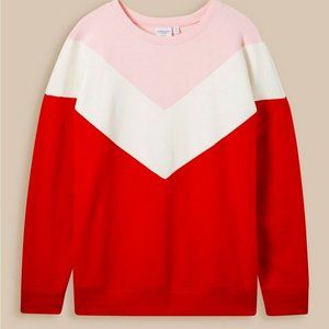 Torrid Super Soft Colorblock Sweatshirt Size 2 (18/20)